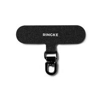 Ringke Spin Holder Link, Parche Universal para Correa de Teléfono Móvil, Pestaña Giratoria 360° y Duradera Compatible con Todas las Fundas - Calm Black