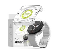 Ringke Tempered Glass Pro Compatible con Protector Pantalla Samsung Galaxy Watch 8 (44mm), Súper Fácil de Instalar, Vidrio Templado a Prueba de Roturas con Dureza 9H - 2 Pack