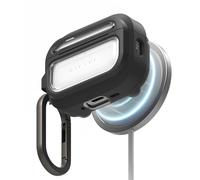 Ringke UX Magnetic Compatible con Funda AirPods Pro 3, Funda Resistente a Los Golpes con Mosquetón - Clear