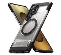 Ringke UX Magnetic Diseñado para Funda Samsung Galaxy S25 Ultra y Compatible con MagSafe, Carcasa Protectora Marco de TPU con Soporte - Clear