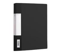 Ringless Paper Binder - Letter Size Document Folder Double Metal Clips