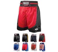 Rings Youth Professionnelle de Boxe Trunks, Mixte, Rouge/Noir, Grand