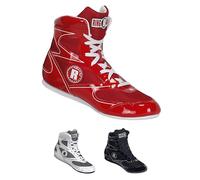 Ringside Diablo Boxing Shoes, Low-Top Ankle Shoes for Men and Women, Shoes in Synthetic Leather Finish, Ideal for Boxing, Wrestling and More, Red, Size 12
