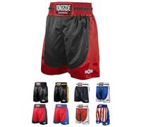 Ringside jóvenes de Boxeo Profesional Troncos, Unisex, Color Negro/Rojo, tamaño Large
