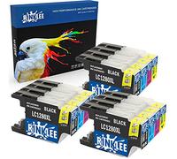 RINKLEE 12 Compatibles LC1280XL LC1240XL Alta Capacidad Cartuchos de Tinta Reemplazo para Brother MFC-J430W MFC-J5910DW MFC-J6510DW MFC-J6910DW MFC-J825DW MFC-J625DW DCP-J925DW DCP-J725DW DCP-J525W
