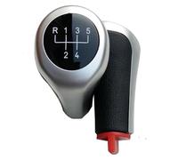 RINKTEEA Cubierta Perilla palanca Para BMW E30 E32 E34 E36 E38 E39 E46 E53 E60 E63 E83 E84 E90 E91 Para M3 Perilla Cambio Velocidad 5/6 Marchas Power Sport(Silver 5speed)