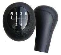 RINKTEEA Cubierta Perilla palanca Para BMW E30 E32 E34 E36 E38 E39 E46 E53 E60 E63 E83 E84 E90 E91 Para M3 Perilla Cambio Velocidad 5/6 Marchas Power Sport(Black 5speed)