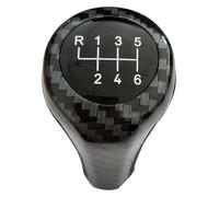 RINKTEEA Cubierta Perilla palanca Para BMW E30 E32 E34 E36 E38 E39 E46 E53 E60 E63 E83 E84 E90 E91 Para M3 Perilla Cambio Velocidad 5/6 Marchas Power Sport(Carbon Fiber 6s)