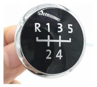 RINKTEEA Cubierta Perilla palanca Para VW Para Transport T5 .1 T6 2003-2015 Pomo Palanca Cambios 5/6 Velocidades Funda Protectora Para Balonmano(5 Speed Black Cap)