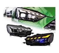 RINKTEEA Espejo Lateral Indicador Para A5 RS5 LED 2017-2021 DRL Intermitentes Luces Altas Proyector Angel Eye Faro De Cabeza