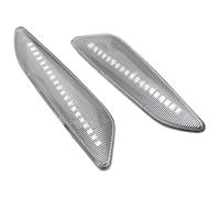 RINKTEEA Espejo Lateral Indicador Para Fiat Para Tipo Para Typ 356 Para Lancia Para Ypsilon Luz LED Posición Lateral Intermitente Lámpara(Dynamic Crystal)