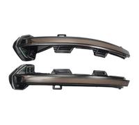 RINKTEEA Espejo Lateral Indicador Para VW Para Passat B8 2015-2020 Para A&RTEON 2016-2017 Luz Señal Giro LED Indicador Espejo Secuencial(Amarillo)