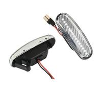 RINKTEEA Intermitente Espejo Retrovisor 2 Luces Intermitentes Dinámicas Para Espejo Retrovisor Lateral Para Nemo Para Panel Para Estate 2008-2019(Dynamic Crystal)