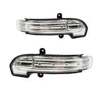 RINKTEEA Intermitente Espejo Retrovisor Luz Lateral Intermitentes Para Espejo Retrovisor 4 Puertas Para M&ercedes Para B&enz Clase C W203 C230 C240 C32 2004 2005 2006 2007(Pair)