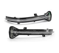 RINKTEEA Intermitente Espejo Retrovisor Para B&MW 5 6 7 8 3 Series G38 G30 G31 G11 G20 Para M5 Luz Señal Giro Lateral Indicador Ámbar Espejo Retrovisor Coche(Pair)