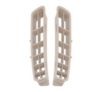 RINKTEEA Rejilla Aire Acondicionado Ventilaciones Aire Acondicionado para Coche Panel Pilar A Salida para VW PQ para Golf 6 GTI MK6 2009-2014 5KD867233 5KD8672335(1pair Beige)