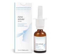 Rino Silver Spray ● 30 ml ● Spray Nasal con Plata Coloidal Verdadera, Aloe Arborescens, Vitamina E y Grosella Negra ● Descongestiona y Protege la Mucosa Nasal ● Made in Italy