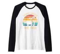Rinoceronte bajo el árbol Camiseta Manga Raglan