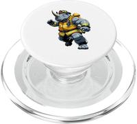 Rinoceronte Bombero ilustración PopSockets PopGrip para MagSafe