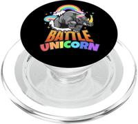 Rinoceronte I Battle Unicorn I Rinoceronte Unicornio PopSockets PopGrip para MagSafe