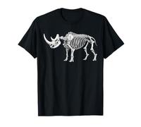 Rinoceronte lanudo Esqueleto Edad de Hielo Anatomía Fósil Camiseta