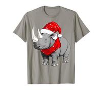 Rinocerontes Navidad Camiseta