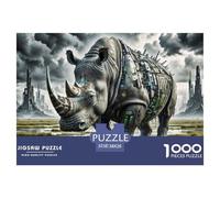 Rinocerontes Que Usan Uvas 1000 Piezas Rompecabezas Clásicos Animales Y Niños A Partir De 12 Años Puzzle Inteligencia Juguete Regalo Creativo para La Relajación Diversión Educativo para Niños
