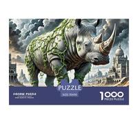 Rinocerontes Que Usan Uvas 1000 Piezas Rompecabezas Clásicos Animales Y Niños A Partir De 12 Años Puzzle Inteligencia Juguete Entretenimiento Creativo Diversión Educativo