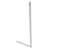 Riñón angular de acero inoxidable de 90 grados para mediciones precisas - Ideal para el trabajo del metal y la madera - Marcado rojo y negro fácil de leer