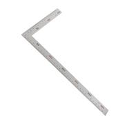 Riñón angular de acero inoxidable de 90 grados para mediciones precisas - Ideal para el trabajo del metal y la madera - Marcado rojo y negro fácil de leer (300