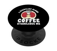 Riñón Humor Médico Diálisis Café Nefrología Enfermera PopSockets PopGrip Adhesivo