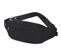 RiñOnera 1 riñonera de Viaje for Hombre y Mujer, Informal, Funcional, for Hombro, Deportiva, for el Pecho(Black)