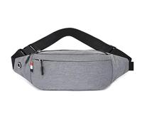 RiñOnera 1 riñonera de Viaje for Hombre y Mujer, Informal, Funcional, for Hombro, Deportiva, for el Pecho(Gray)
