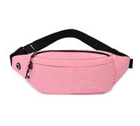 RiñOnera 1 riñonera de Viaje for Hombre y Mujer, Informal, Funcional, for Hombro, Deportiva, for el Pecho(Pink)