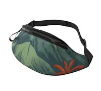 Riñonera a la moda para mujeres y hombres, riñonera ligera para perros, correr, viajes, tela de seda verde, talla única, delete, Talla única, Mochila de senderismo