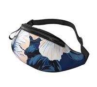 Riñonera a la moda para mujeres y hombres, riñonera ligera para perros, correr, viajes, tela de seda verde, talla única, delete, Talla única, Mochila de senderismo
