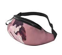 Riñonera a la moda para mujeres y hombres, riñonera ligera para perros, correr, viajes, tela de seda verde, talla única, delete, Talla única, Mochila de senderismo