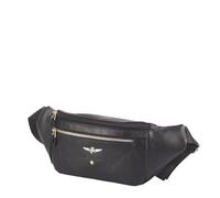 Riñonera aeronáutica militar AM-561 23 x 14 x 7 cm, Negro , minimalista