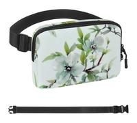 Riñonera Aesthetic Cherry Blossoms-848 para hombres y mujeres, riñonera con correa ajustable, bolsa cruzada de moda para viajes, al aire libre, correr, senderismo, multicolor 08, 1.5x9.0x5.9in