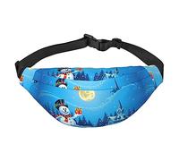 Riñonera ajustable para regalo de muñeco de nieve, bolsa de cintura casual, bolsa cruzada para deportes, viajes, fiesta, Como se muestra en la imagen, Talla única, Mochila casual