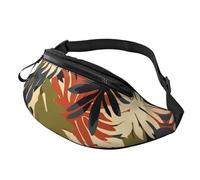 Riñonera ajustable para viajar, senderismo, ciclismo, correr al aire libre, Camuflaje verde marrón 1, Talla única, Organizador de bolsas