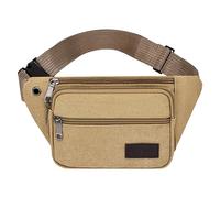 Riñonera | Bandolera de lona para hombre, riñonera deportiva, riñonera, riñonera, riñonera, riñonera, riñonera regalo Anulely, caqui, 1