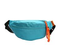 Riñonera bandolera para hombres y mujeres, riñonera ajustable para deportes al aire libre, correr, maratón, gimnasio, ciclismo, color azul, Blue, Hola[ho[
