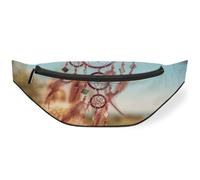 Riñonera bohemia con atrapasueños para mujeres, hombres, niñas, niños, niños, riñoneras, riñoneras, bolsa de cinturón para viajes, deportes, correr, color, M