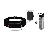 Riñonera Bolsa de cinturón Impermeable for Botellas de Agua y Fitness al Aire Libre para Viajes, Senderismo y Ciclismo