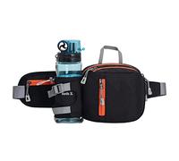 Riñonera Bolsa for teléfono móvil con Botella de Agua for Correr al Aire Libre for Hombre para Viajes, Senderismo y Ciclismo