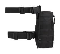 Brandit Side Kick Bolsa de piernas, negro para Hombres