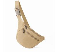 Riñonera Cañamo Marrón Ecológica Bohemia Etnica Bolsa de Cintura Grande Pequeña Cremallera 3 Compartimentos Hecho a Mano Nepal Mariconera Hombre Mujer Espaciosa Guardar Movil Viajes Fiestas Dia a Dia