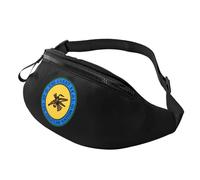 Riñonera Casual Bolsos Bandolera El Gran Lobo De Mar De La Nación Choctaw Multifuncional Riñoneras Viaje para Camping Mujer Bici 14X35Cm