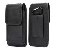Riñonera Cinturón para Smartphone, Bolso de Cintura Teléfono Hombre, Funda de Cinturón para Móvil Vertical Hombre Bolsillo Deportiva Riñonera Bolso Pequeño Senderismo Cartera Celular con Mosquetón